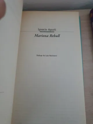 Mariona Rebull. Ignacio Agustí