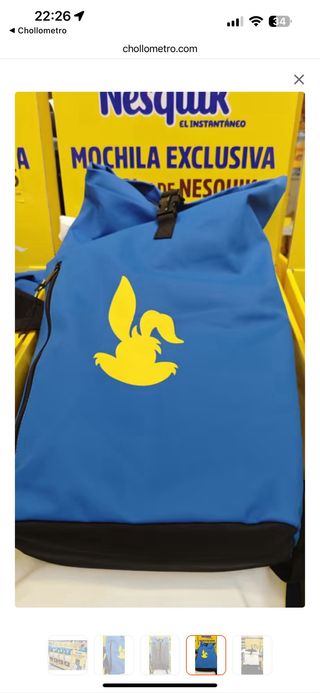Mochila Exclusiva Nesquik con 3kg