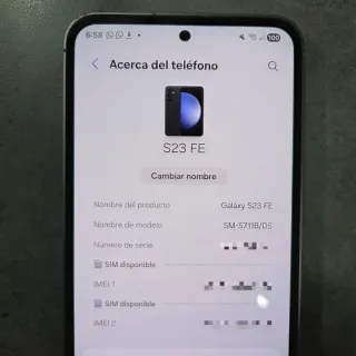 Samsung Galaxy S23 FE Grigio