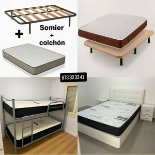 Canapé abatible con base tapizada