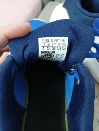 Zapatillas Adidas Deportivas Niños Azul/Blanco