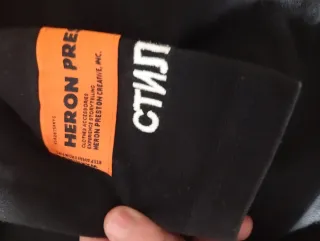 Heron Preston Camiseta Negra