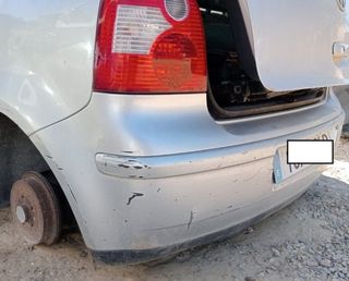 Volkswagen 206971 paragolpes trasero polo (9n1)