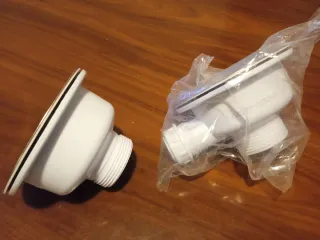 Sumidero de fregadero redondo. Dos