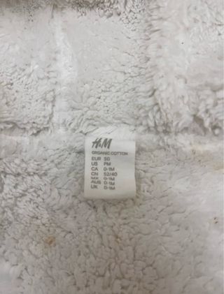 Buzo bebé H&M estampado