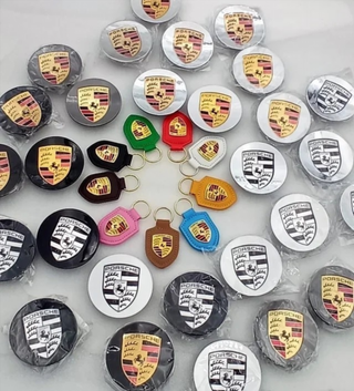 CENTRO RUEDA PORSCHE PLATA 76MM