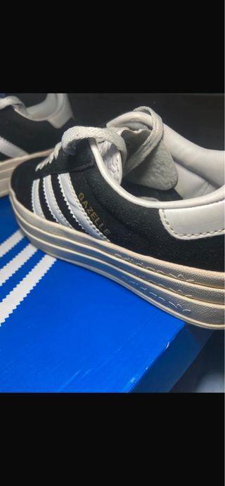 Zapatillas Adidas Gazelle Triple suela Negras 39