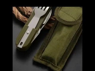 Kit Cubiertos de campaña 7 elementos