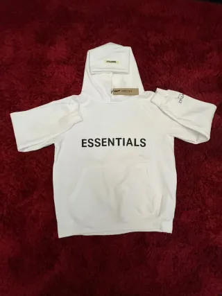 Felpa Essentials con stampa tagli s ma sta anche M