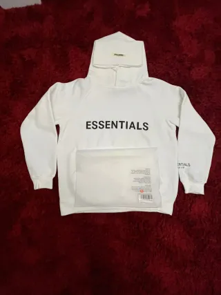 Felpa Essentials con stampa tagli s ma sta anche M