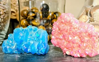 2 Cristalli Aura Arcobaleno