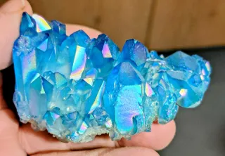 2 Cristalli Aura Arcobaleno