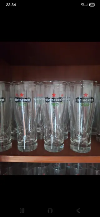 12 Vasos Heineken Cristal
