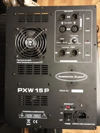 American audio Pxw 15P