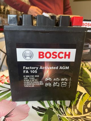 Batería Bosch FA105 AGM 12V 12Ah