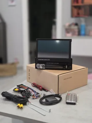 Autoradio 1 DIN android Pantalla Táctil Extraíble