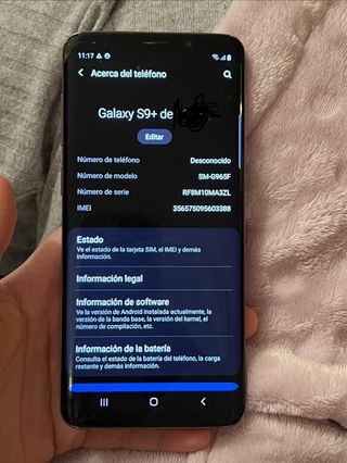 Samsung S9 Plus Negro/Morado