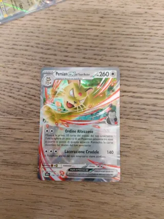 Persian EX del Team Rocket DRI 150 Carta Pokemon