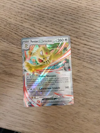 Persian EX del Team Rocket DRI 150 Carta Pokemon