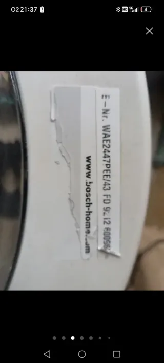 Despiece Lavadora Bosch Maxx7 Vario Perfect