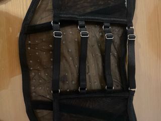 Conjunto Yamamay Corsé y Guantes Brillantes