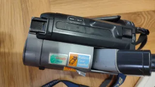 Cámara video Sony con funda y cargador bateria