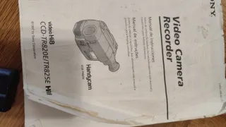 Cámara video Sony con funda y cargador bateria