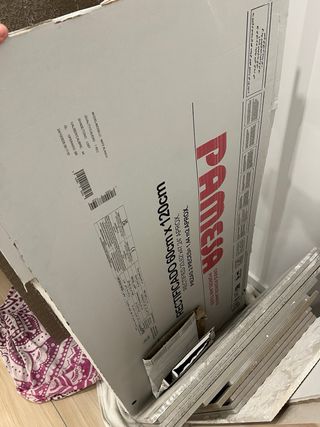 Azulejo blanco mate 120x60 cm Pamesa