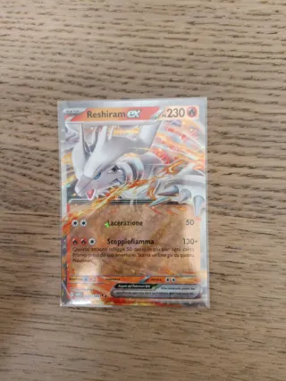 Reshiram EX Carta Pokemon Rara
