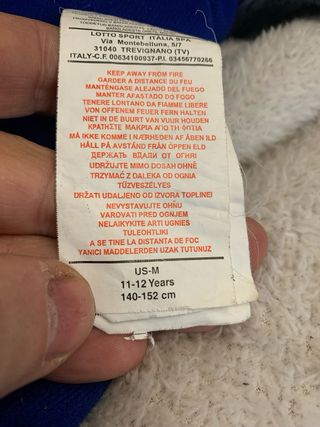 Chaquetón lotto 11-12 ańos