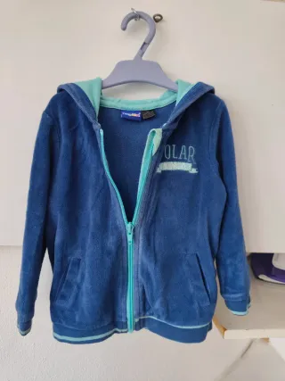 Chaqueta polar niño azul (12-24 meses)