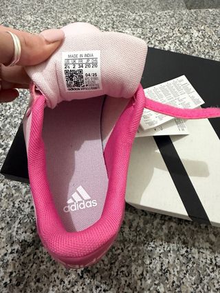 Scarpe Adidas Bambina Rosa Velcro Nuove