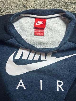Sudadera Nike Air, Talla Xl de niños