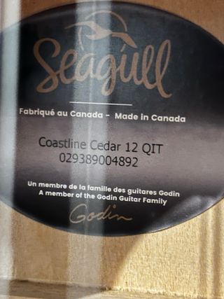 Guitarra Acústica Seagull Coastline Cedar 12