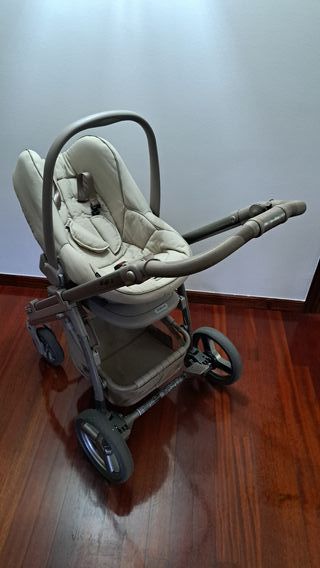 Carrito Bebé Bebecar Ip-Op 3 Piezas + Soporte coch