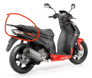 Portaequipajes Asidero Aprilia Sportcity Cube