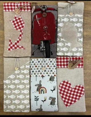 Funda gafas acolchada dachshund corazón