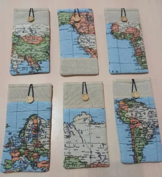 Funda gafas acolchada dachshund corazón