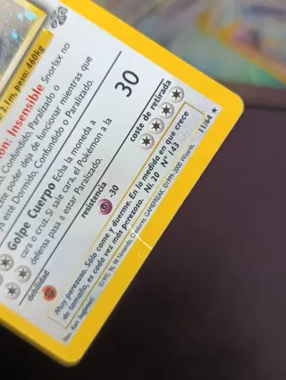 Snorlax 1ª Edición