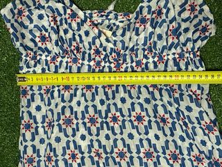 Vestido Quiksilver Estampado Geométrico Talla L