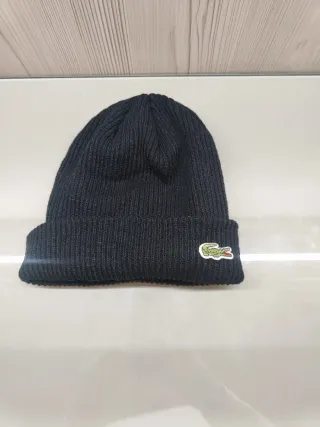 Gorro Lacoste Negro unisex