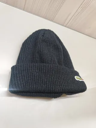 Gorro Lacoste Negro unisex