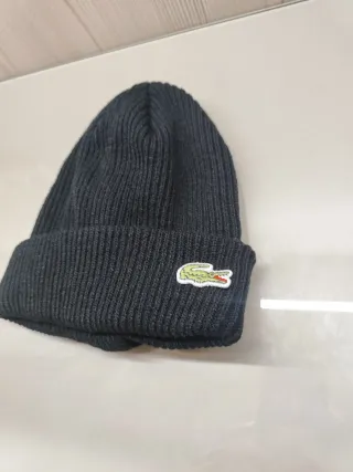 Gorro Lacoste Negro unisex
