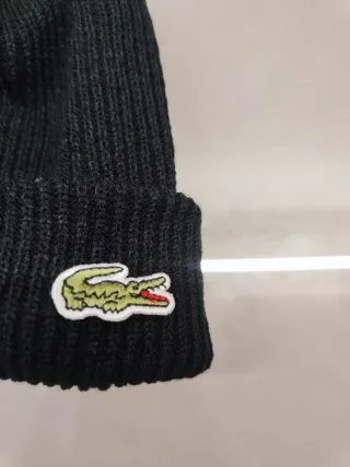Gorro Lacoste Negro unisex