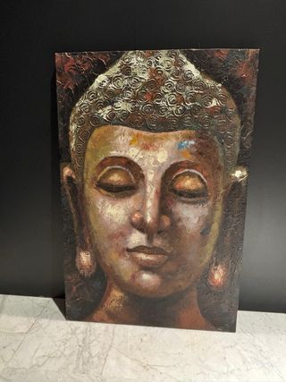 Cuadro al óleo Buda