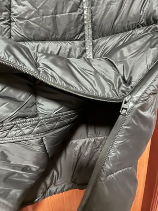 Anorak Zara Negro Sin Mangas Talla M