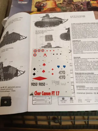 Maqueta Char Canon FT 17 RPM + extra