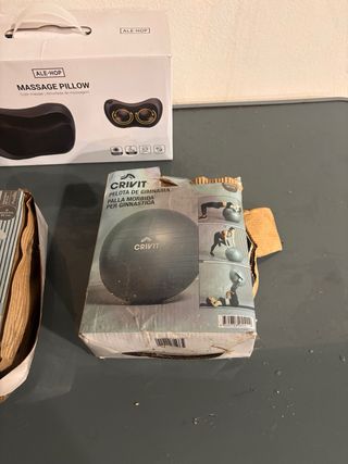 Pack Masajeador y Pelotas Gimnasia