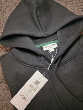 Felpa Lacoste Nera Taglia M