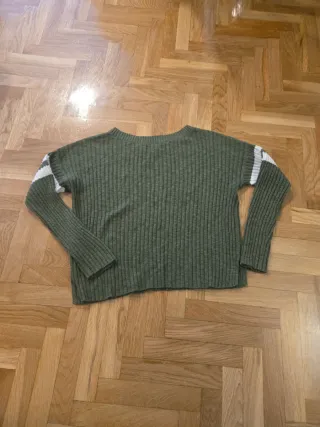 Jersey Hollister Verde Rayas Mangas